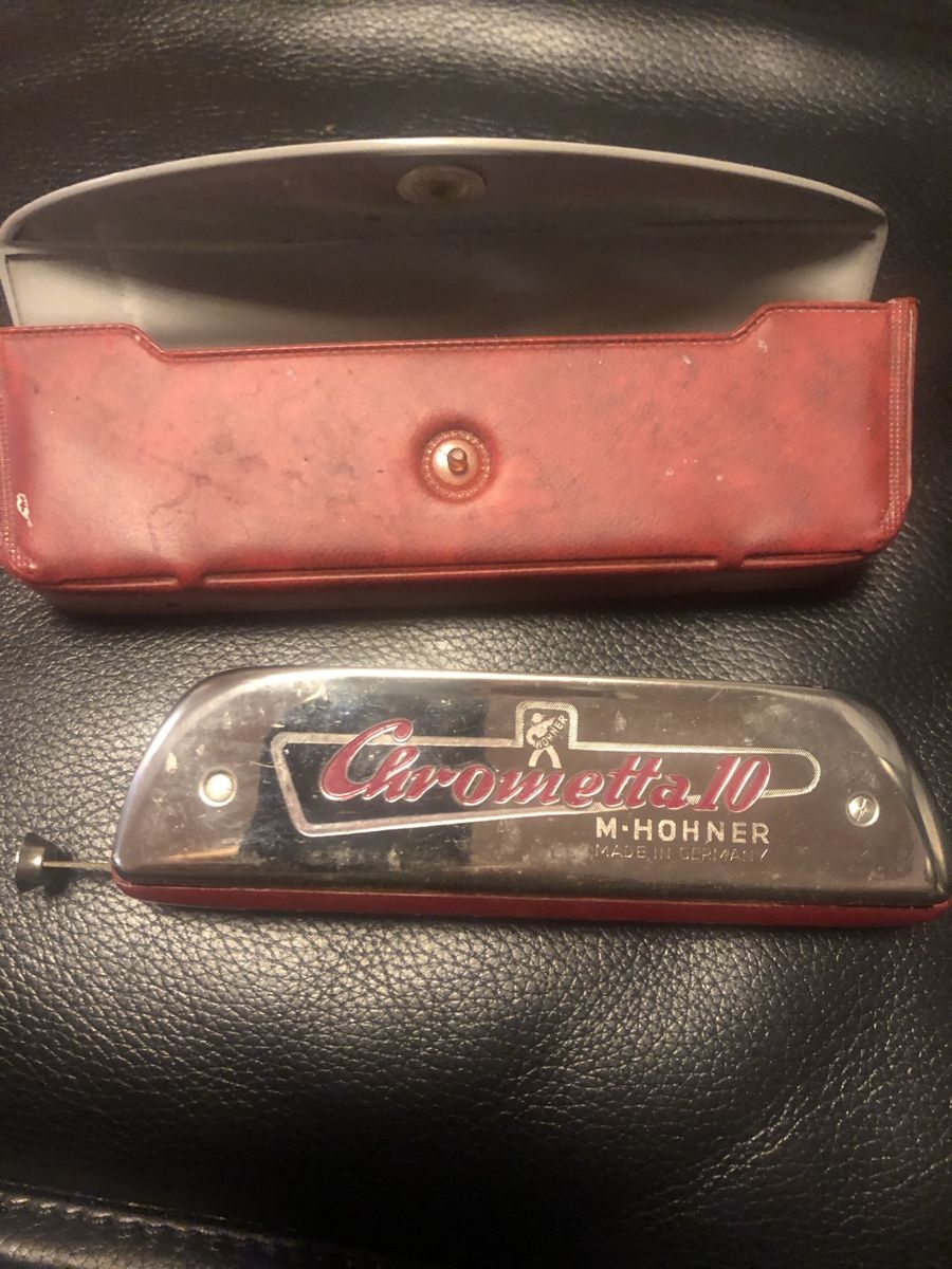 Hohner Strumenti musicali: Mundharmonika Crometta, Hohner mit Etui – Usato da Lausen venduto da Zotty1