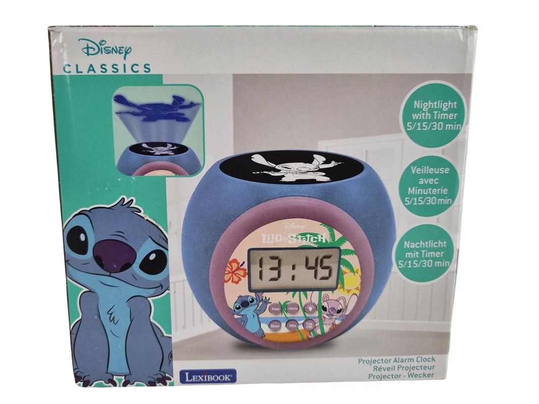 Disney Wecker: LEXIBOOK Disney Projektor-Wecker Stitch – Neu (gemäss Beschreibung) aus Wangen b. Olten von Restwert_Wangen