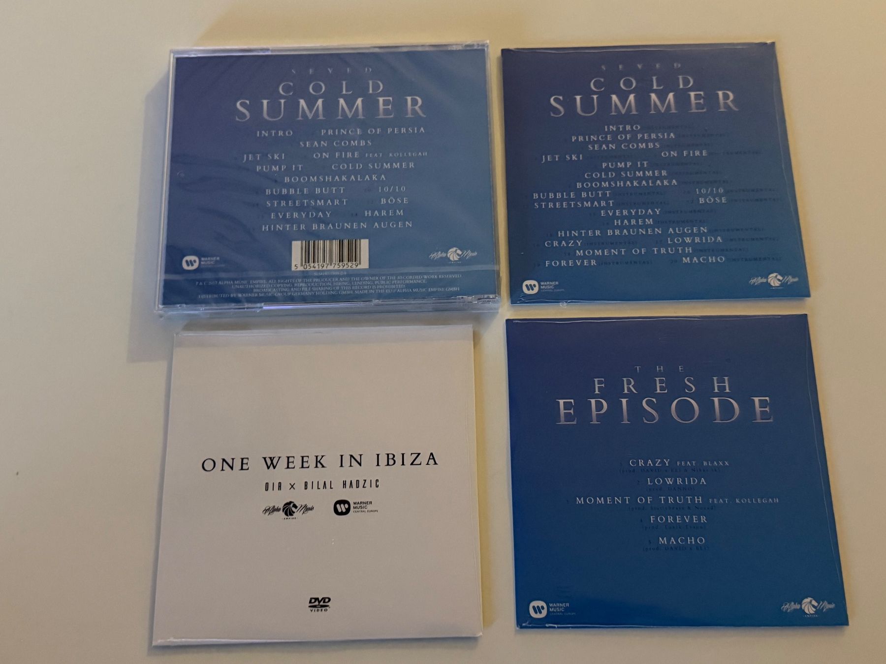 CD: Seyed - Cold Summer - Fan Edition 4CD+DVD – Nuovo e nell'imballaggio originale da Altstätten SG venduto da sheamus 1