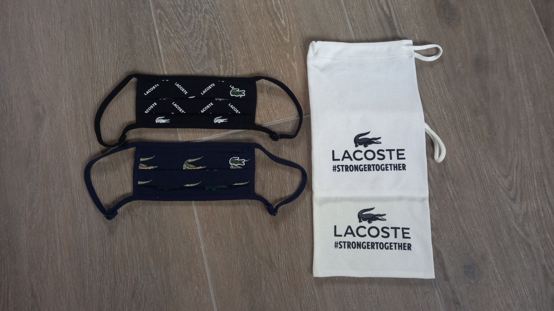 Maschere: Lot de masque LACOSTE – Usato da Arveyes venduto da sape.online 1
