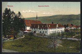 Sursee, Blick auf das Kapuziner-Kloster