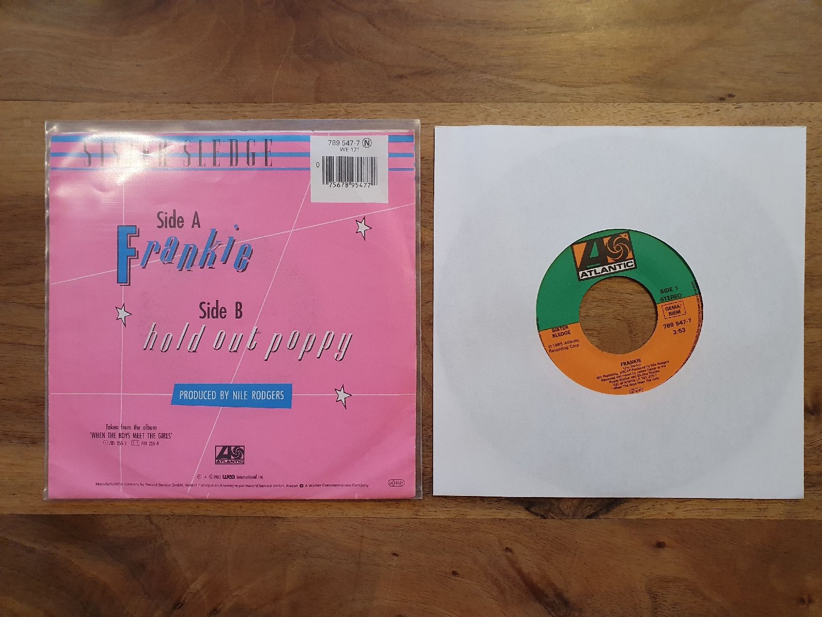Dischi in vinile: Sister Sledge - Frankie - 7" Vinyl Single – Usato da Sirnach venduto da dimitri1963 1