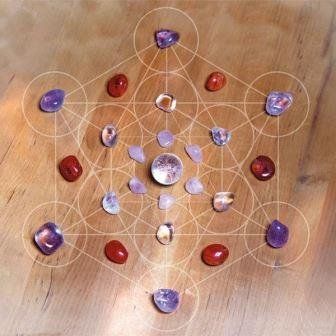 Minerali & Pietre curative: Crystal Grid - Vision & Manifestation – Nuovo e nell'imballaggio originale da Mauren venduto da Yeelen 1