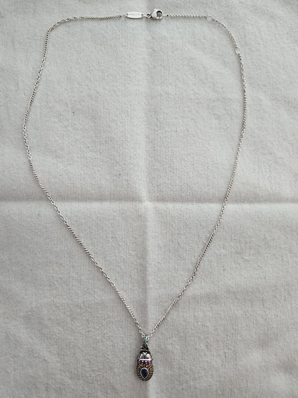 Thomas Sabo Ketten: Thomas Sabo Kette mit Skarabäus Anhänger – Gebraucht aus Bern von Sabulise 1