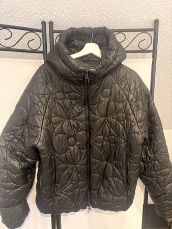 Originale Louis Vuitton Damen Steppjacke – Schwarz – Grösse