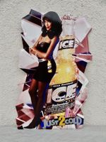 REKLAME BLECHSCHILD SCHILD BIER USA BUDWEISER ICE BEER 86x48