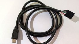 Adapterkabel 10-polige IDC-Buchse auf Mini-USB