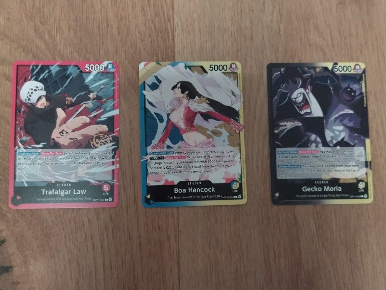 Bandai Sammelbilder & Trading cards: One Piece Leader Paket - 3x Leader – Neu (gemäss Beschreibung) aus Ins von phil_sinn