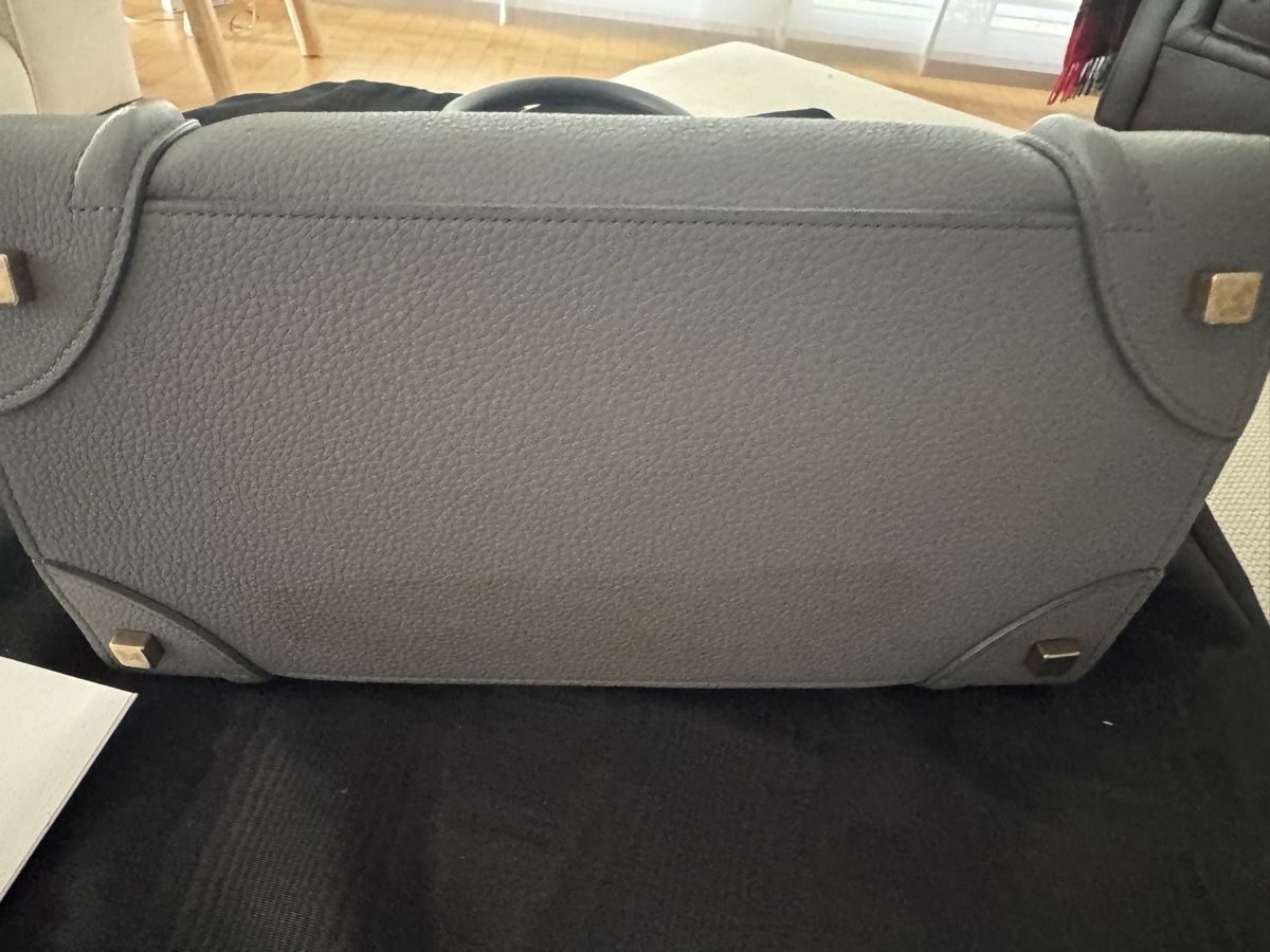 Celine Borse da donna: Tasche Celine Phantom, Mini stahlblau Leder, NEU – Nuovo (secondo la descrizione) da Oberwil BL venduto da cocopalm1068 4