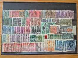 Briefmarken weltweit auf Steckkarte A4 Zustand gemäss Bild