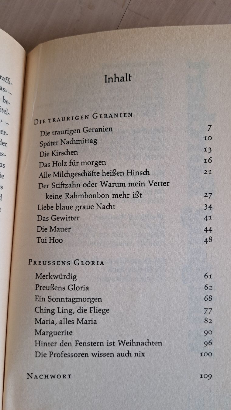 Bücher: Wolfgang Borchert - Die traurigen Geranien – Gebraucht aus Zürich von chusel 6