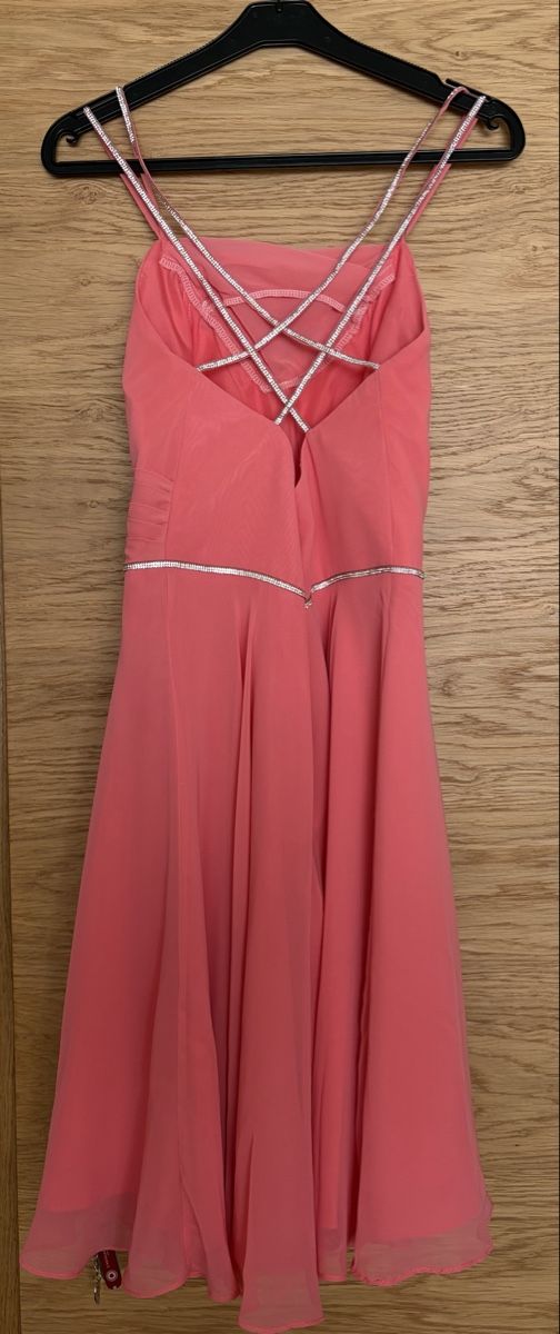 Vestiti: Sommerliches, korallfarbenes Kleid mit Schal – Nuovo (secondo la descrizione) da Zermatt venduto da michuti78 2