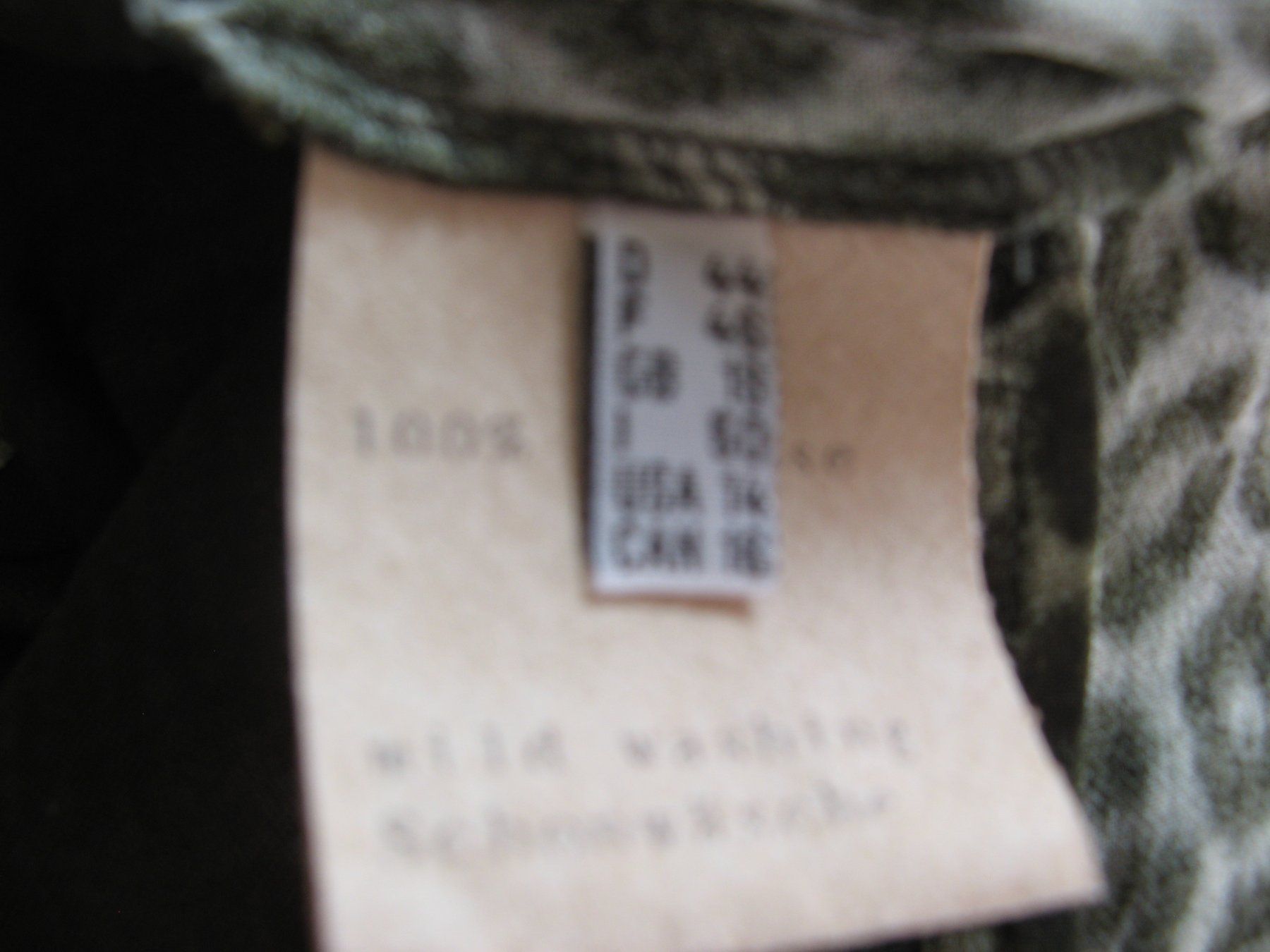 Blusen: Jacke, Bluse Wille Gr. 44 Leoprint olive – Gebraucht aus Zürich von apil 7
