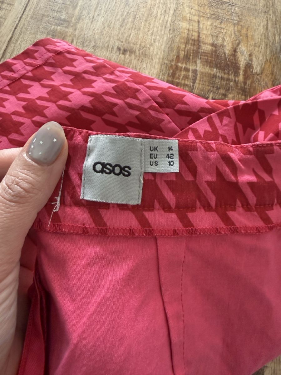 Asos Gonne: ASOS Rock Pink Peplum Muster Gr. 42 – Usato da Lugano venduto da rebecca.wardrobe 7