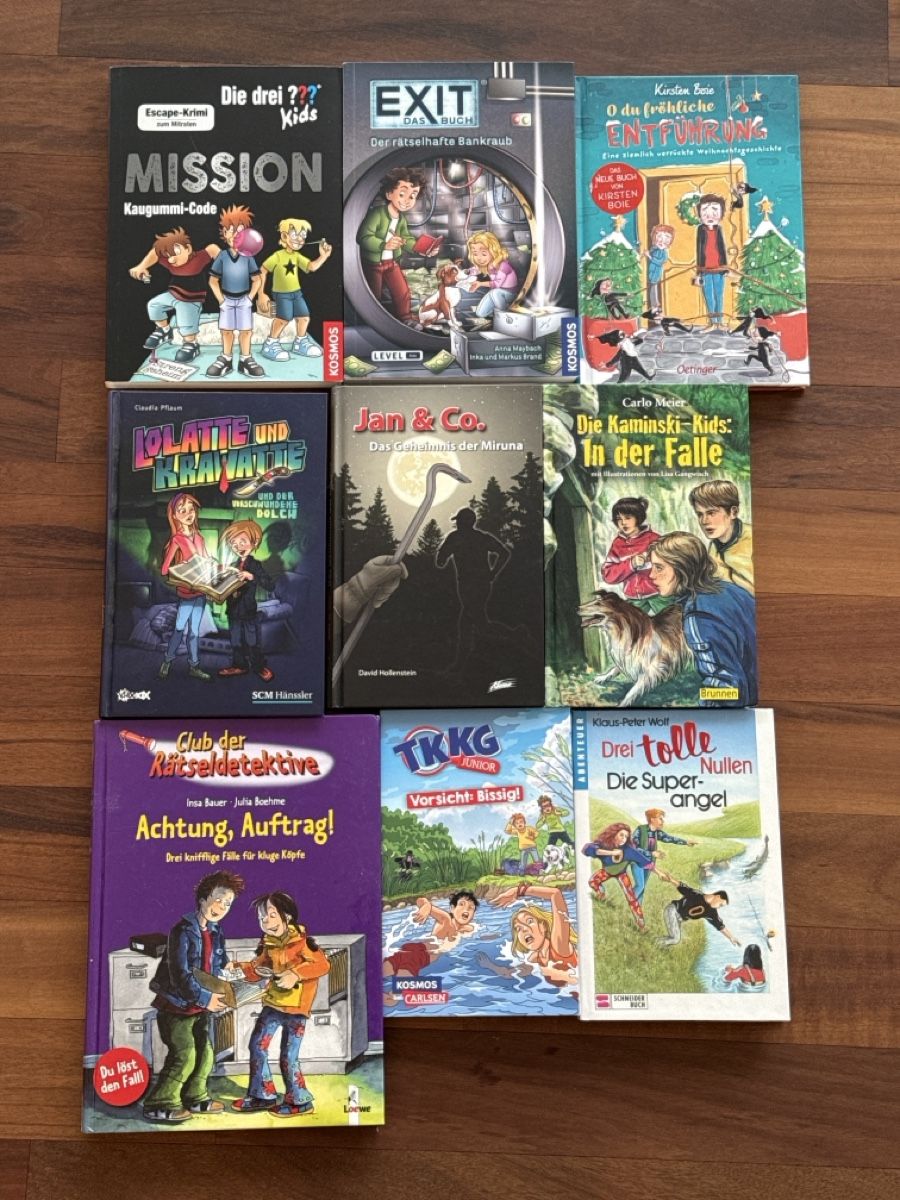 Libri: 9 Spannende Kinderkrimis – Usato da Dorf venduto da Fantasy74