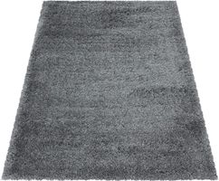 SALE 🔥 Flauschiger Hochflor-Teppich Shaggy Grau