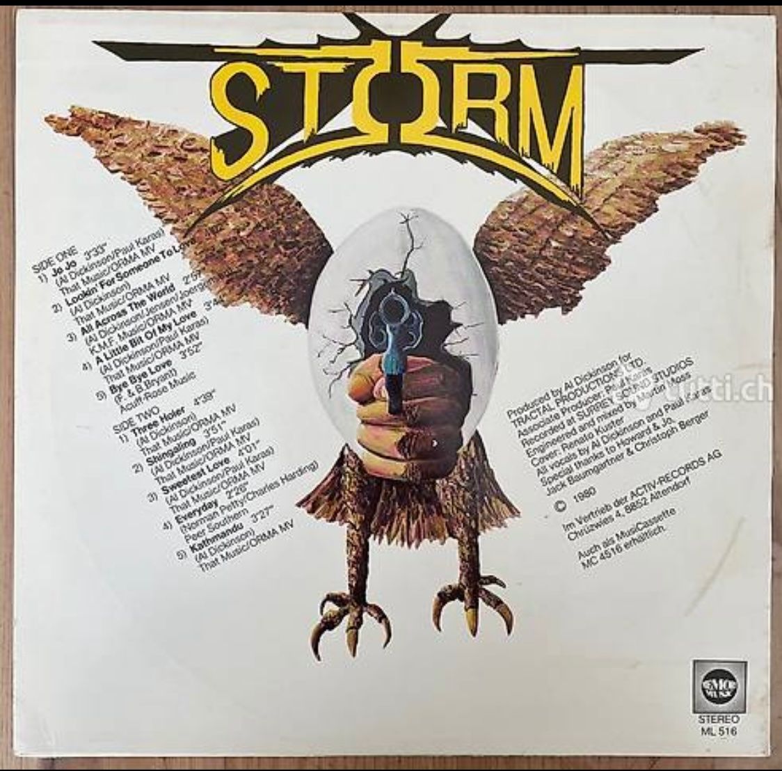 Dischi in vinile: Storm, Vinyl LP Rock Album – Usato da Aadorf venduto da Assyrian-Bazar 1