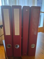 7 rote Bundesordner A4