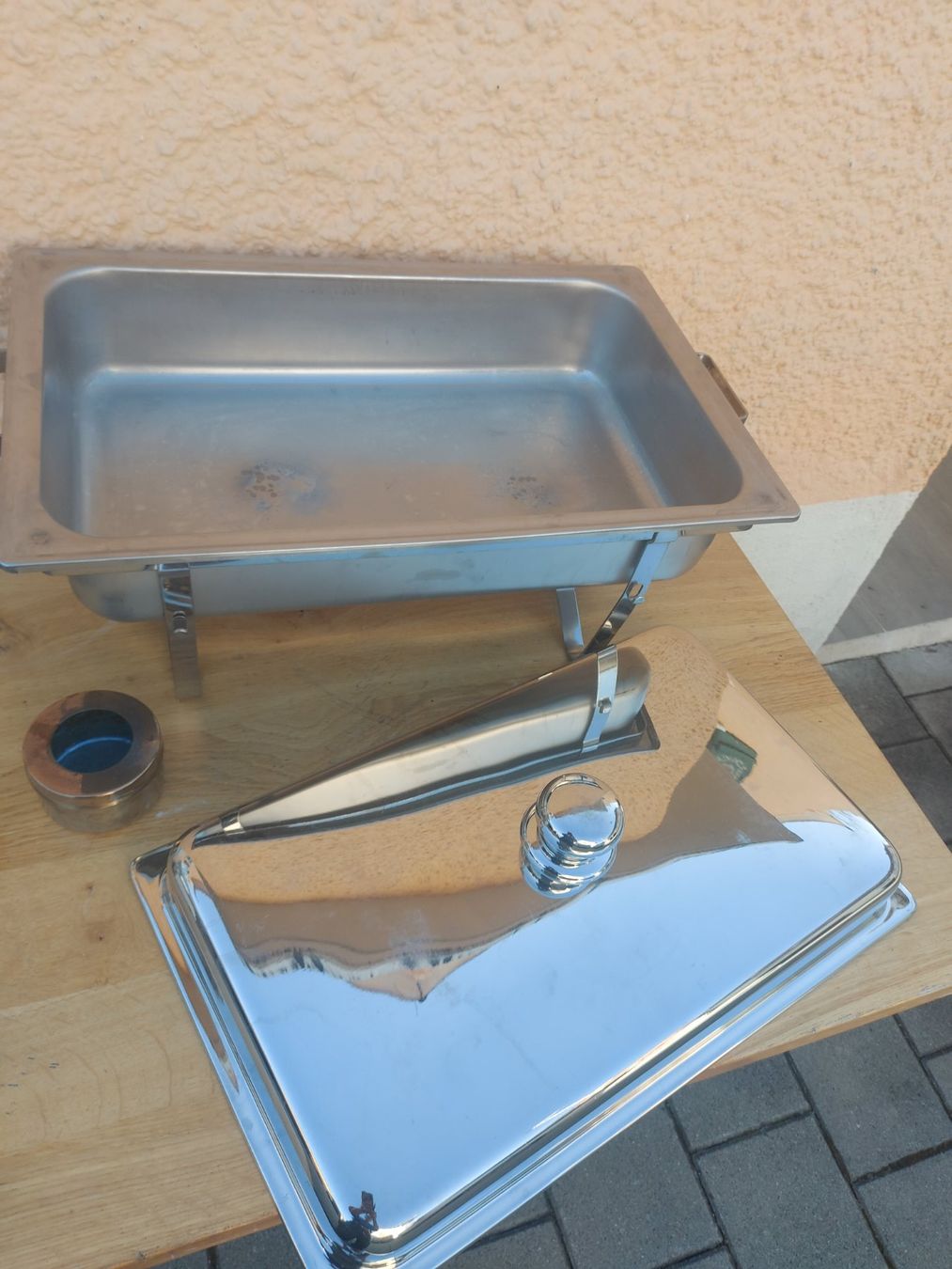 Elettrodomestici da cucina: Edelstahl Chafing Dish / Rechaud "Sprinter" – Usato da Rheinau venduto da profitronic.shop 5