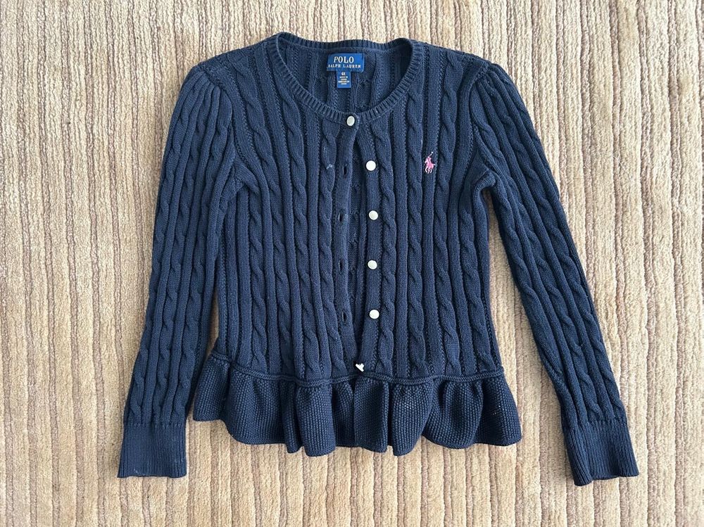 Polo Ralph Lauren Strickjacke Gr. 116 / 122 Mädchen 1