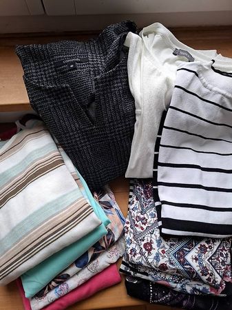 Set Kleider Damen Gr. S/M, Tshirt, langarm Shirt, comma etc
