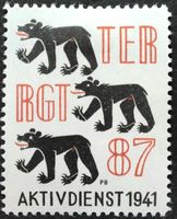 Soldatenmarke 2.WK, Territorial Rgt 87, Wi Ter 117