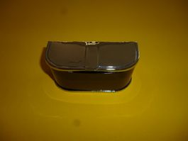 Aschenbecher  Chrom Schwarz für Oldtimer