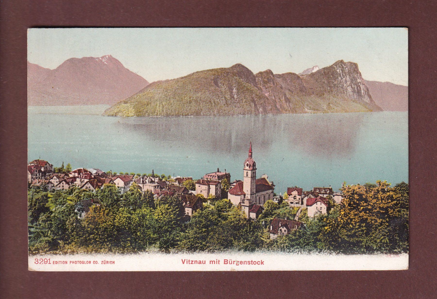 Cartoline postali: VITZNAU - Bürgenstock – Usato da Pully venduto da nicecards-shop