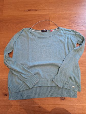 Tom Tailor Pullover, türkis, 100% Baumwolle