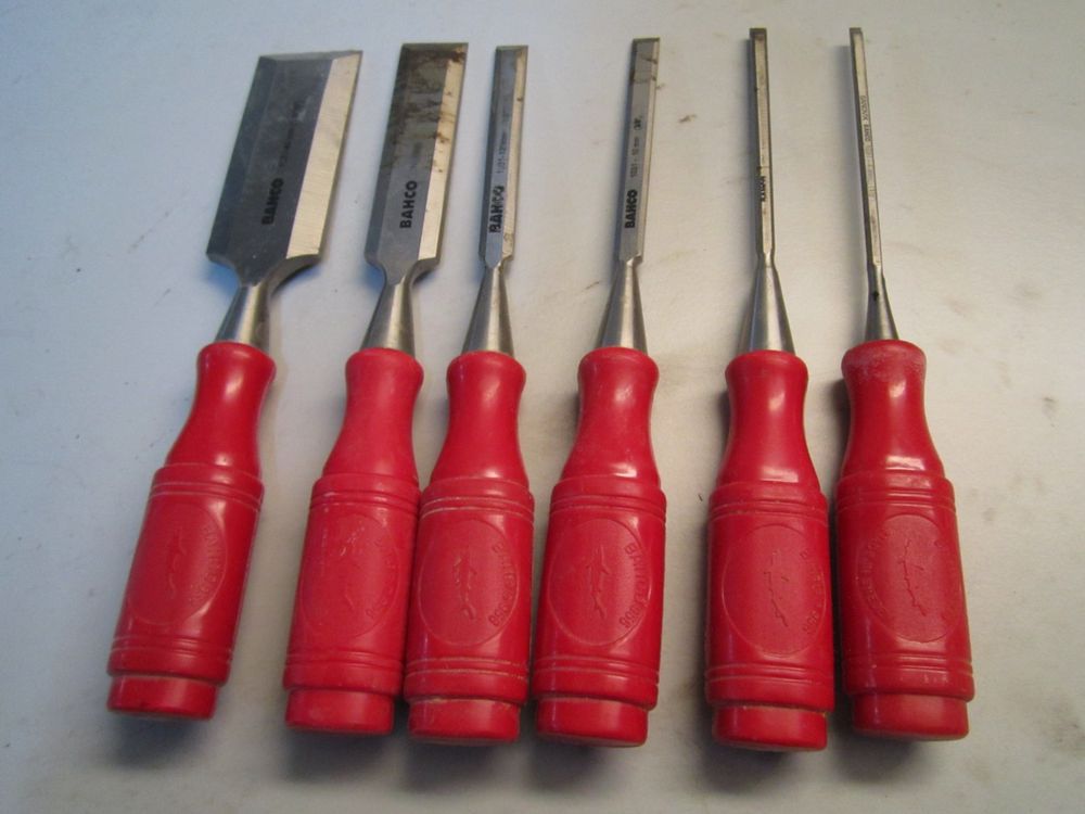 Bahco Stechbeitel 10mm - Präzisions-Beitel Mit 2-Komponenten Griff