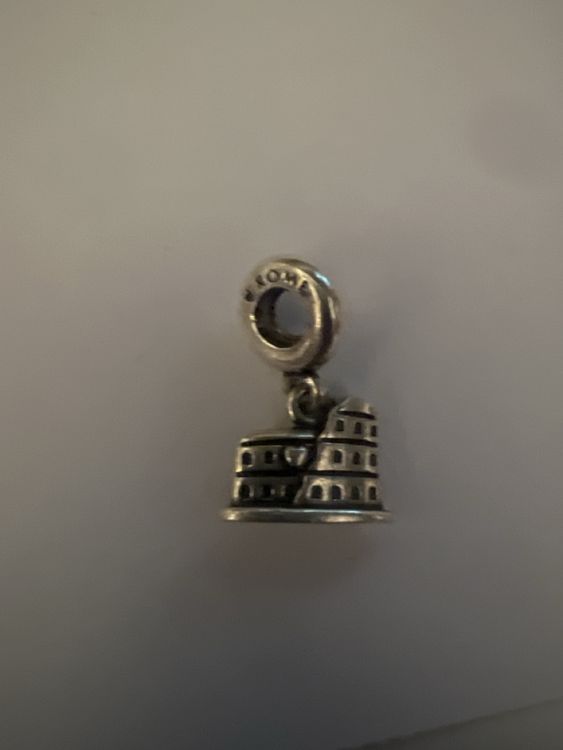 Teleye Rom Kolosseum Anhänger - Silber Charm Für Armbänder 3-4,5mm