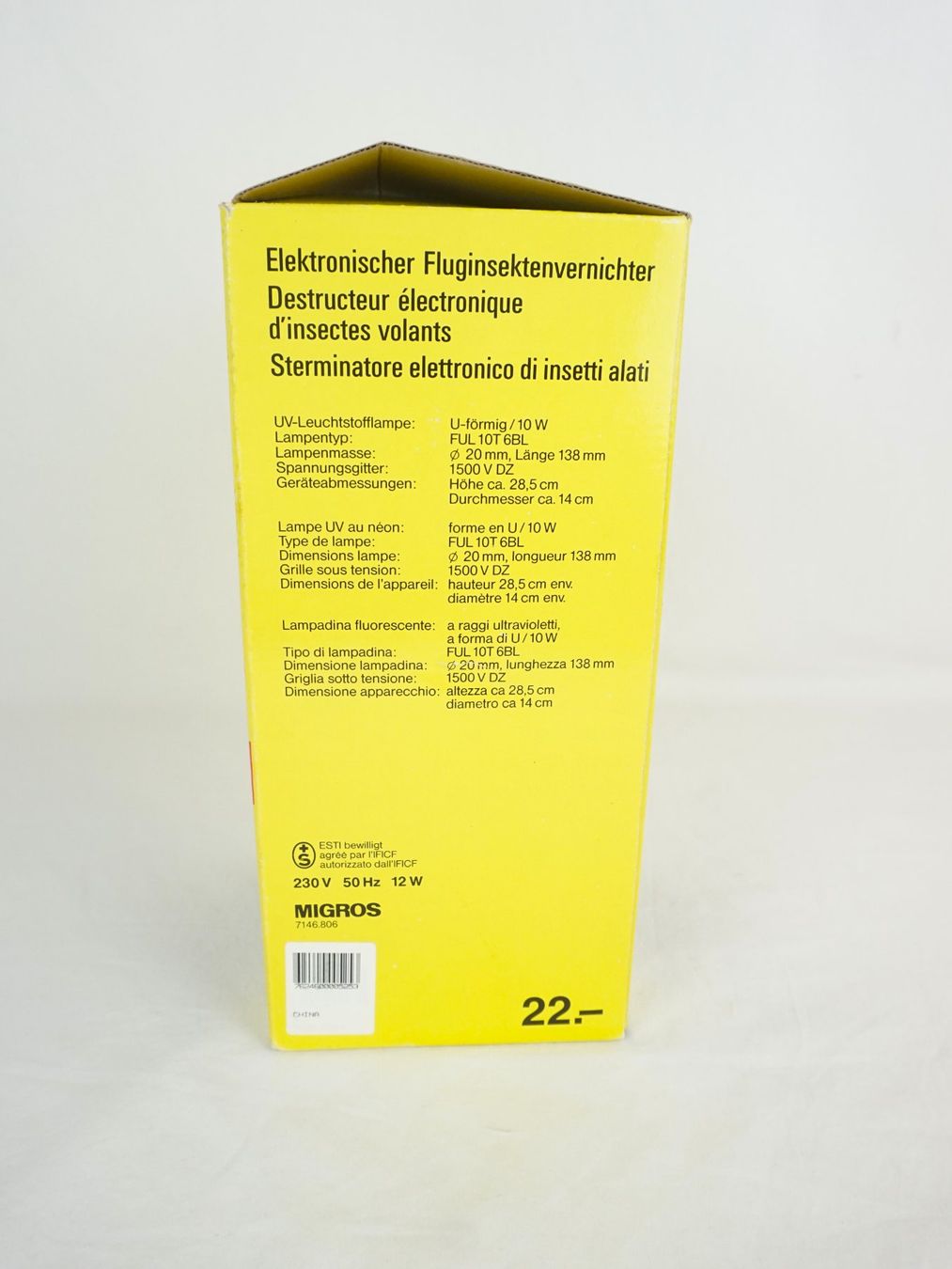 Altro per la casa: Elektronischer Fluginsektenvernichter – Usato da Pratteln venduto da Restwert_Pratteln 1