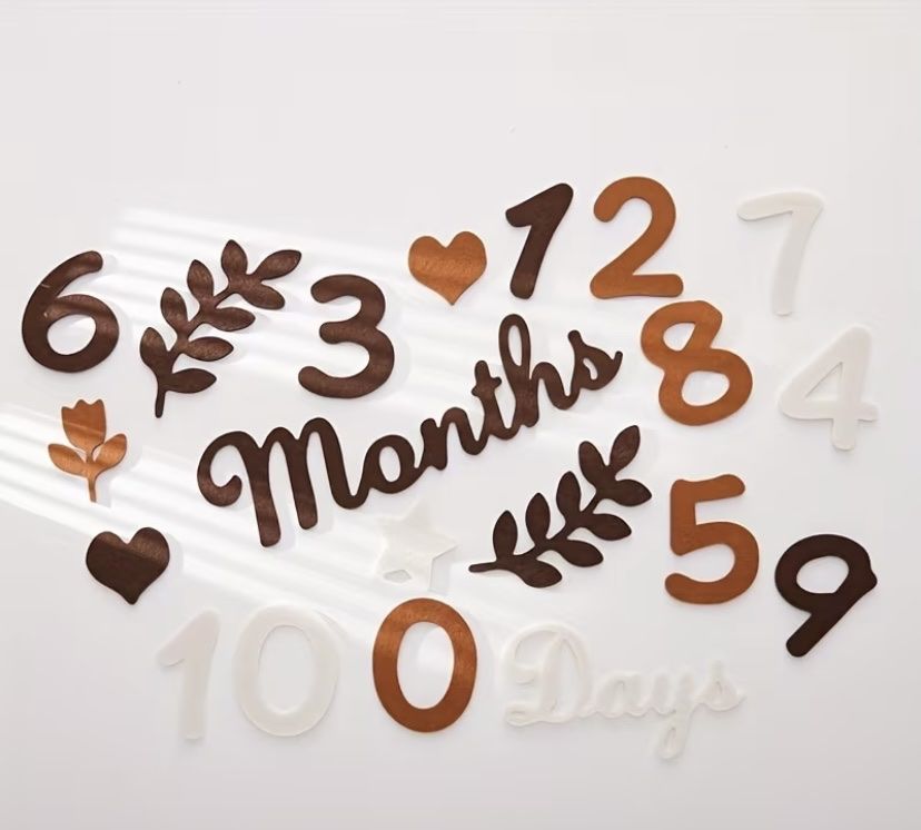 CD: 1 Set Milestone Foam Growth Numbers Months Days – Nuovo (secondo la descrizione) da Dietlikon venduto da Kitaa 1