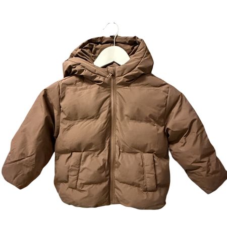 Zara Padded Brown Winter Jacket For Kids Size 2-3 Years 🧥❄️