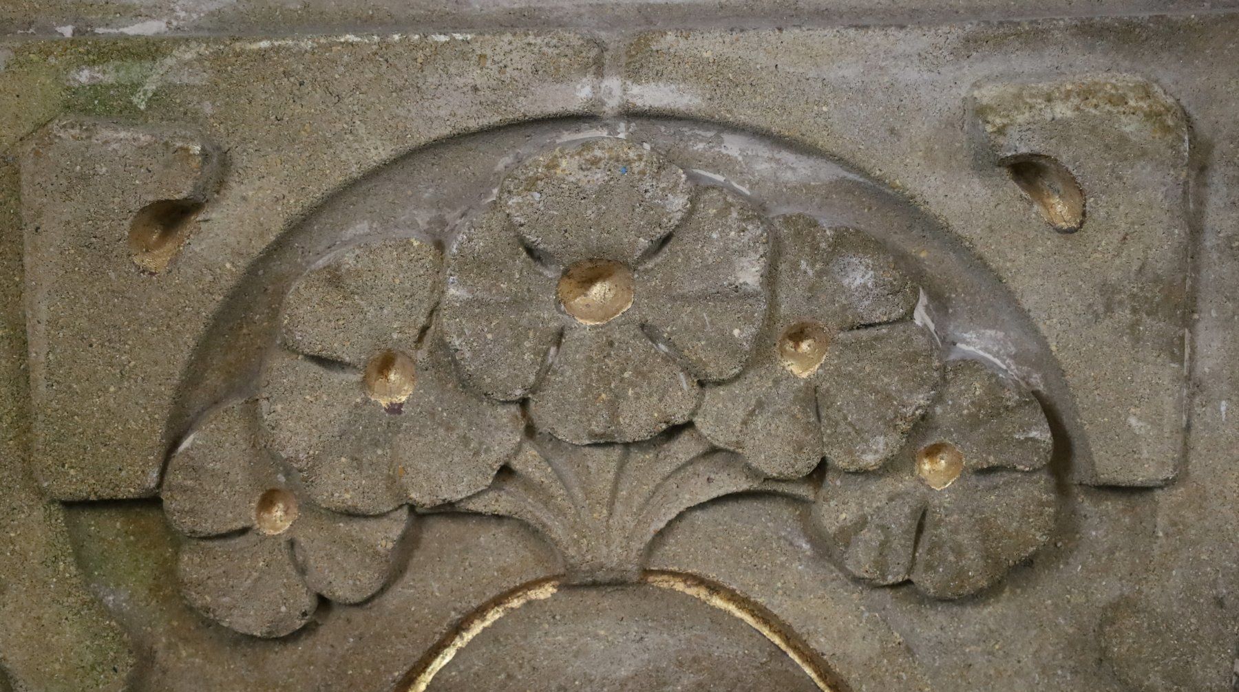 Alle Dekorationen: florale Jugendstil Ornamentsplatte aus Steinguss – Gebraucht aus Birrwil von brandschatz_birrwil 2