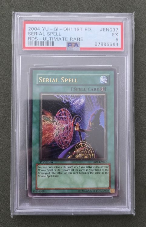 Yu-Gi-Oh! 1. Edition RDS PSA5 Serial Spell Ultimate Rare (Gebraucht) in ...