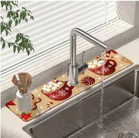NEUE Wasserhahn Matte Weihnachtsmotiv 14 x 60 cm - 224363