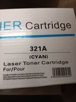 Toner Kartusche Cyan 321A kompatibel für HP Drucker. neu!
