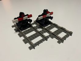LEGO - 2 - EISENBAHN - PRELLBÖCKE - 9 VOLT