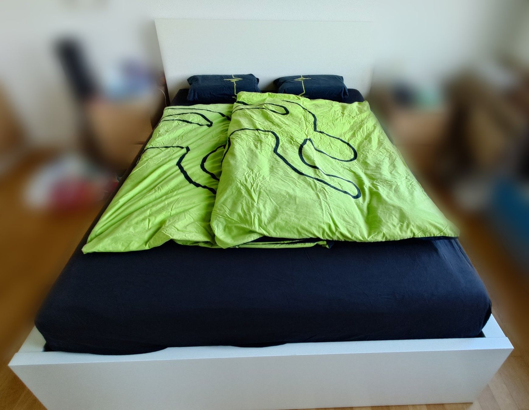 Ikea Letti: Bettgestell MALM 140x200 – Usato da Basel venduto da Wollsocken80