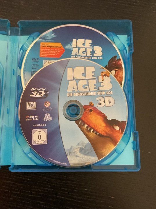 Tutti i DVDs: Ice Age (3) Blu-ray 3D & 2D + DVD + Digital Copy  3'Blu-Rays – Usato da St. Gallen venduto da elk2024 2