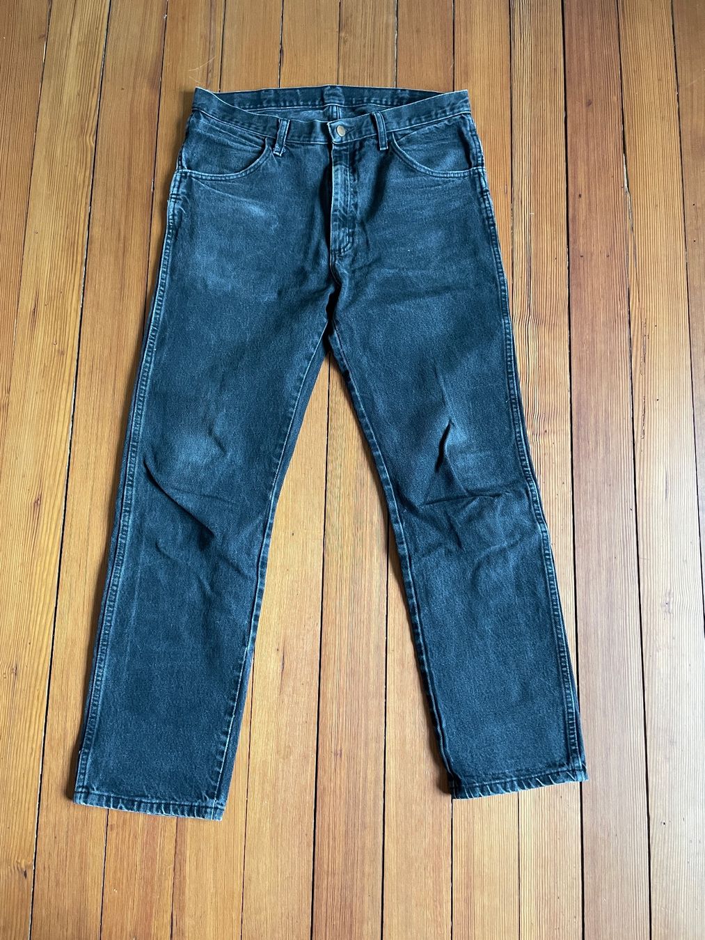 Jeans: Vintage Rustler Dark grey Jeans 34 x 32 – Usato da Zürich venduto da lulu_c