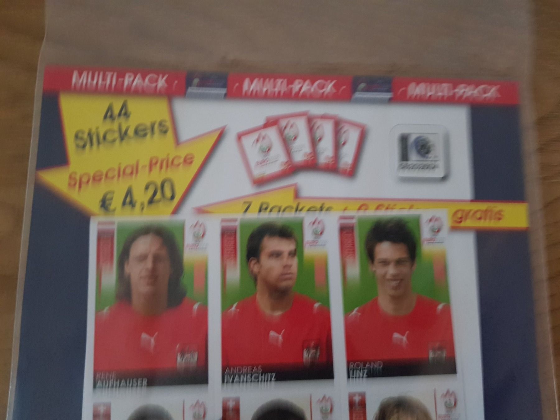 Panini Carte collezionabili: Panini EURO 2008 Multipack - 7 Tüten + 9 Sticker Bogen – Nuovo e nell'imballaggio originale da Nürensdorf venduto da spartacus64 3