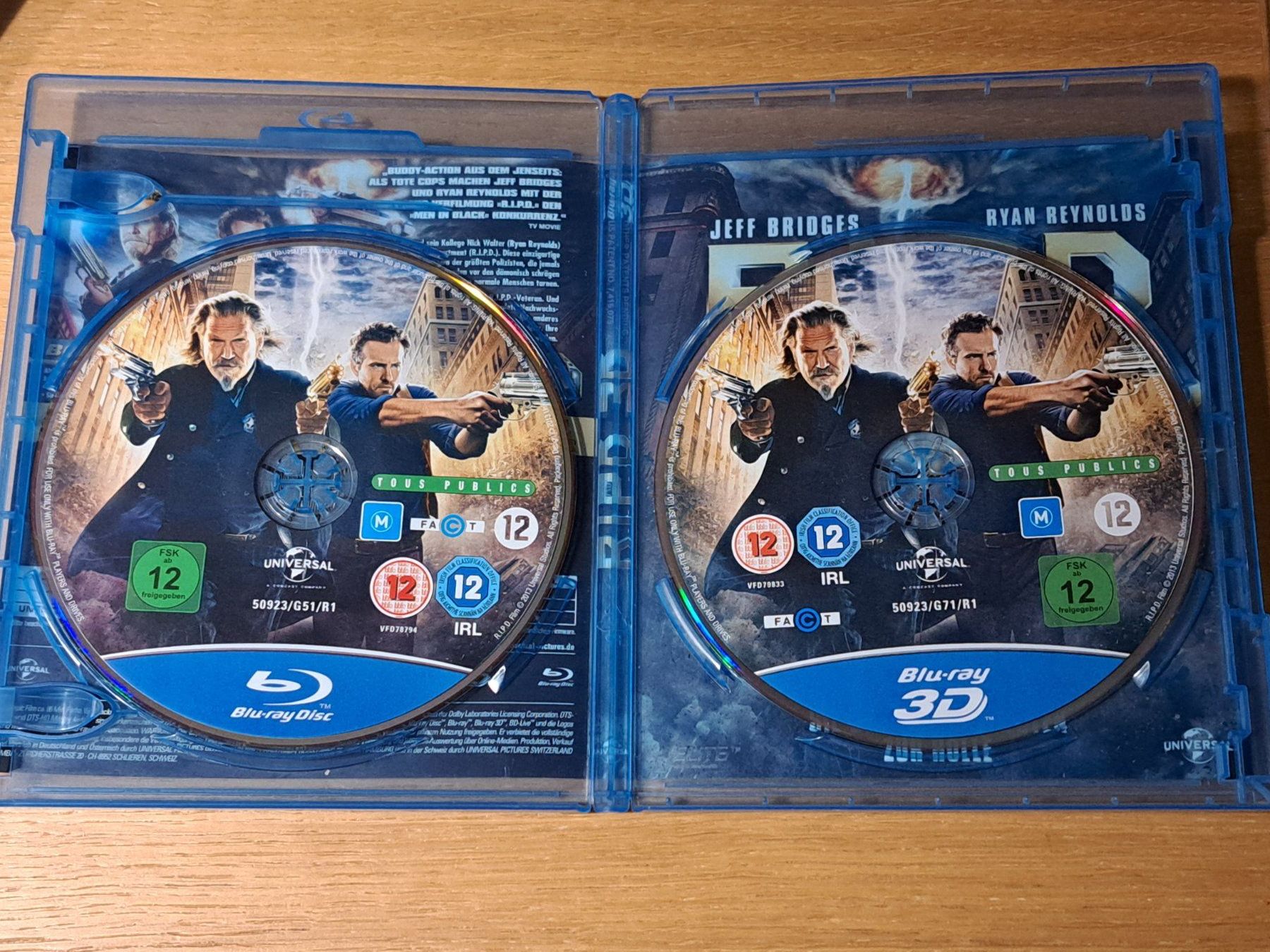 Tutti i DVDs: Blu-ray R.I.P.D. 2-Disc Edition BR + BR3D, Bridges, Reynolds – Usato da Unterseen venduto da Kanica 4