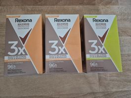 3 originalverpackte Rexona Creme Deos