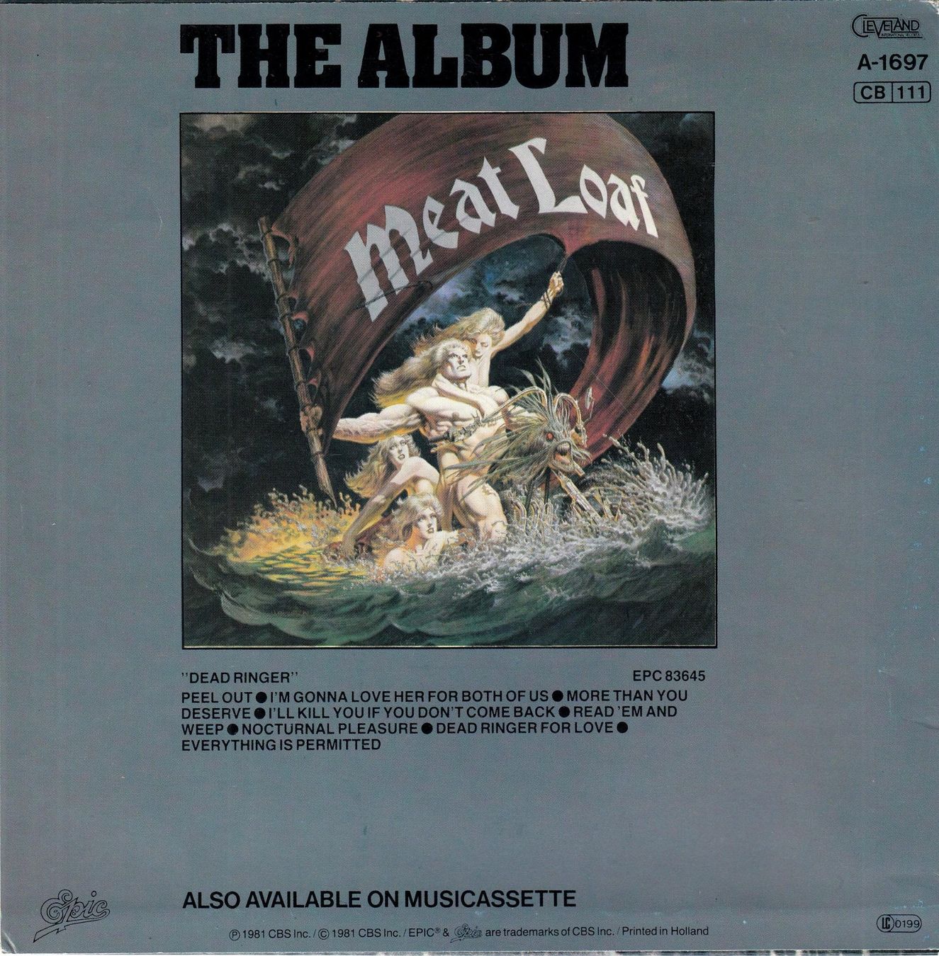 Dischi in vinile: Meat Loaf Vinyl Single von 1981 – Usato da Volketswil venduto da Abcrecords 1