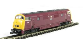 Graham Farish Class 42 Diesel BR Maroon, Spur N - Neuwertig
