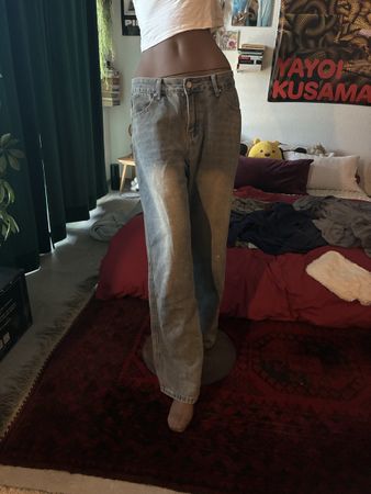 Baggy Washed Jeans