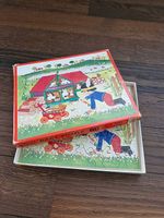 Vintage-Puzzle aus Holz
