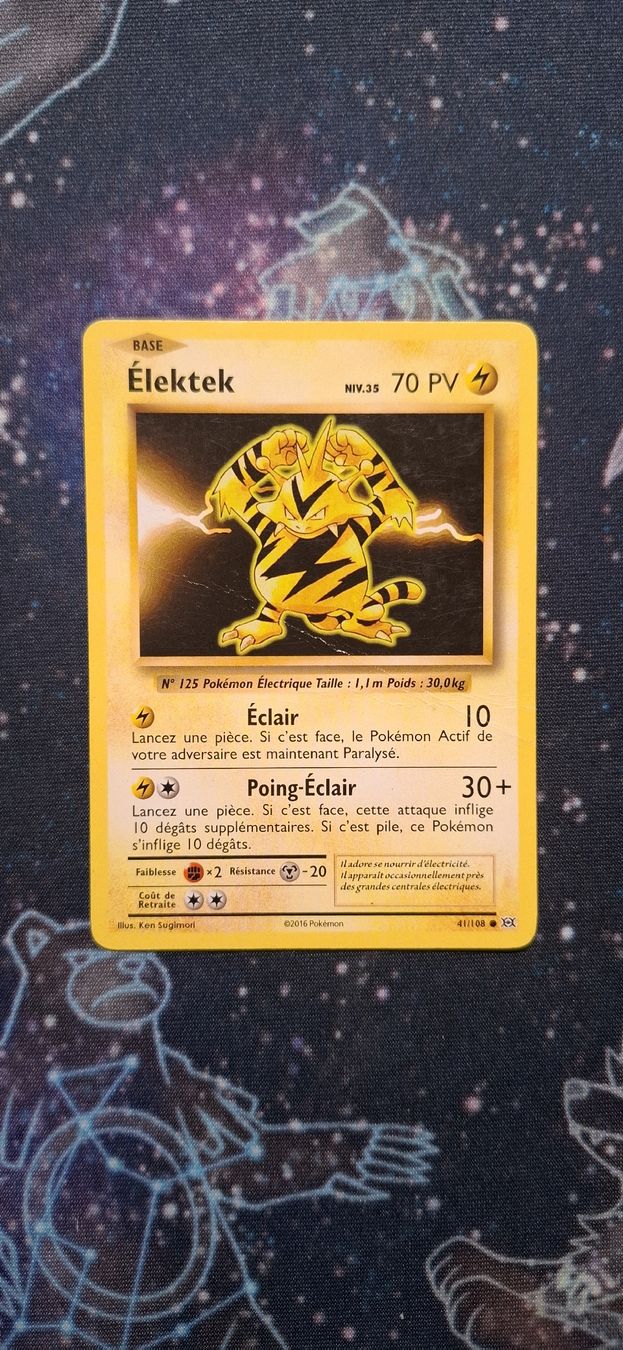 Pokémon Carte collezionabili: Elektek 41/108 - Evolutions FR – Usato da Petit-Lancy venduto da Kara_TCG 1